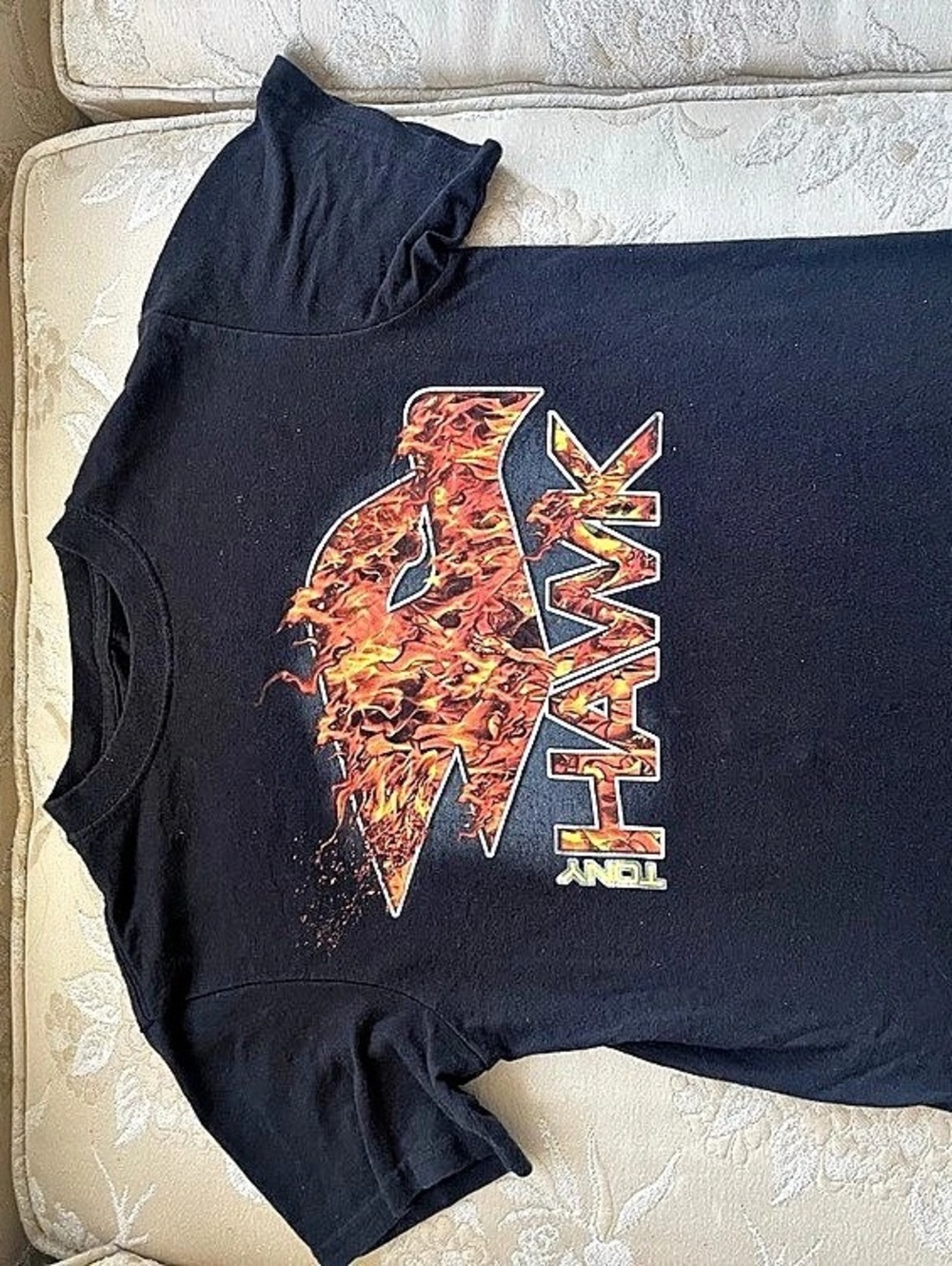 Hawk graphic tee Size Medium Black Orange